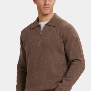 THE COMPONE QUARTER ZIP POLO