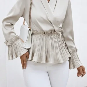 Dames Blouse Elegante Stijl Luxe Comfortabele Pasvorm