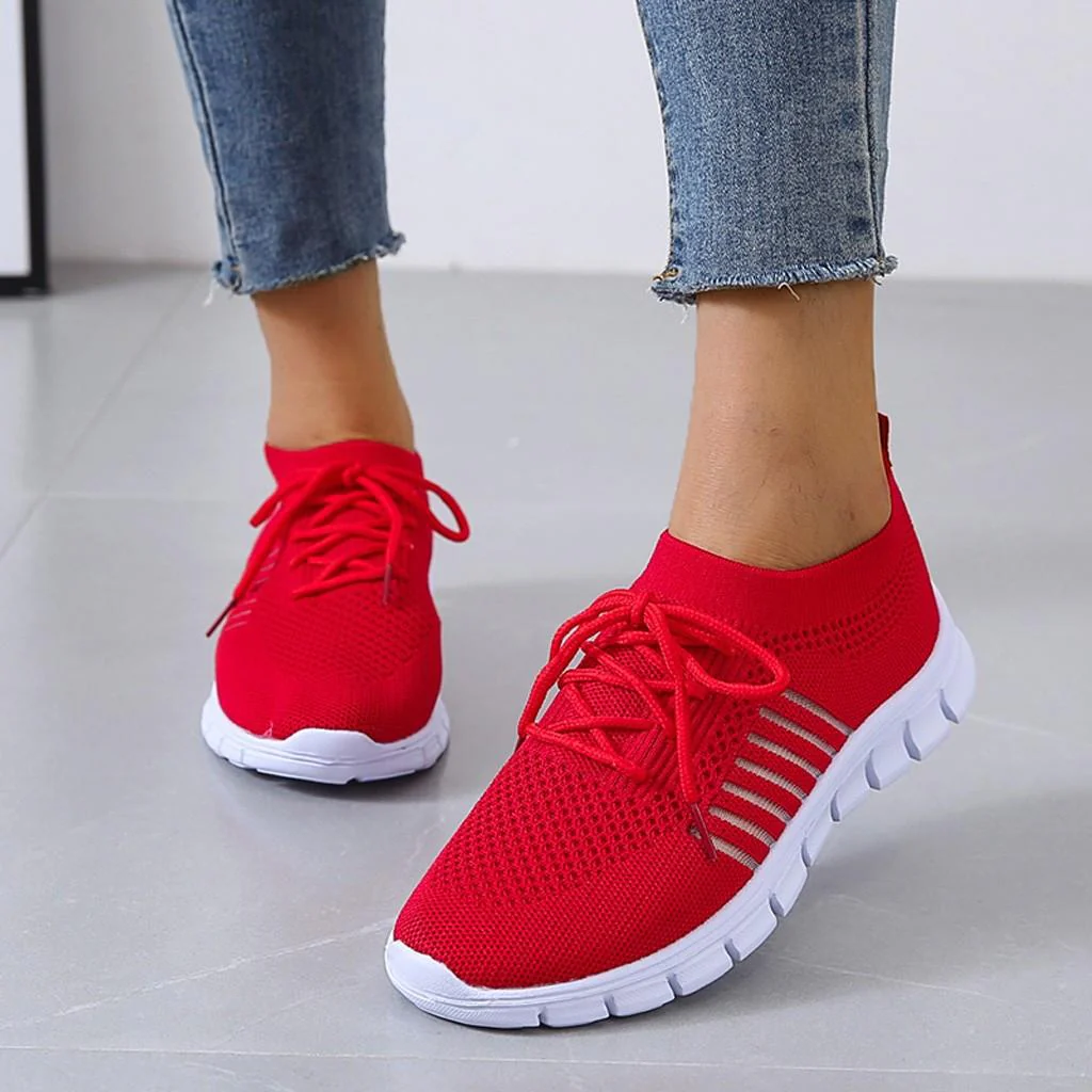 Dames Sneakers Comfortabel Orthopedisch Design Ademend Textiel - Afbeelding 4