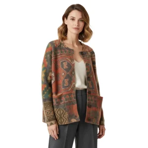 Dames Cardigan Met Knopen en Zakken Losse Pasvorm Truien