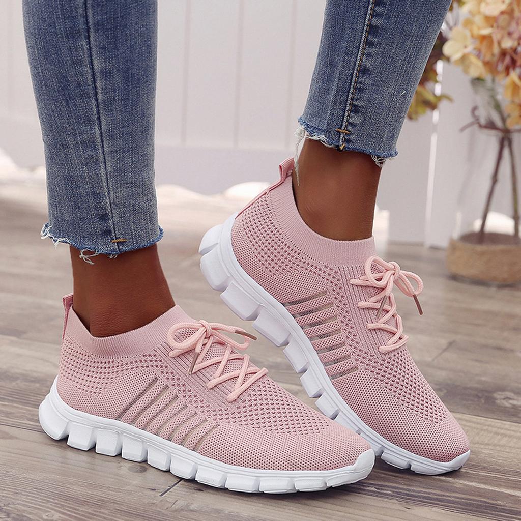 Dames Sneakers Comfortabel Orthopedisch Design Ademend Textiel - Afbeelding 3
