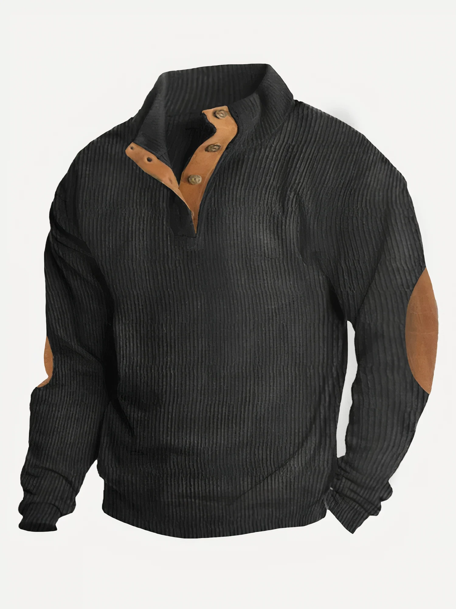 Heren Trui Kleurcontrast Modern Zacht Ademend Materiaal - Afbeelding 3