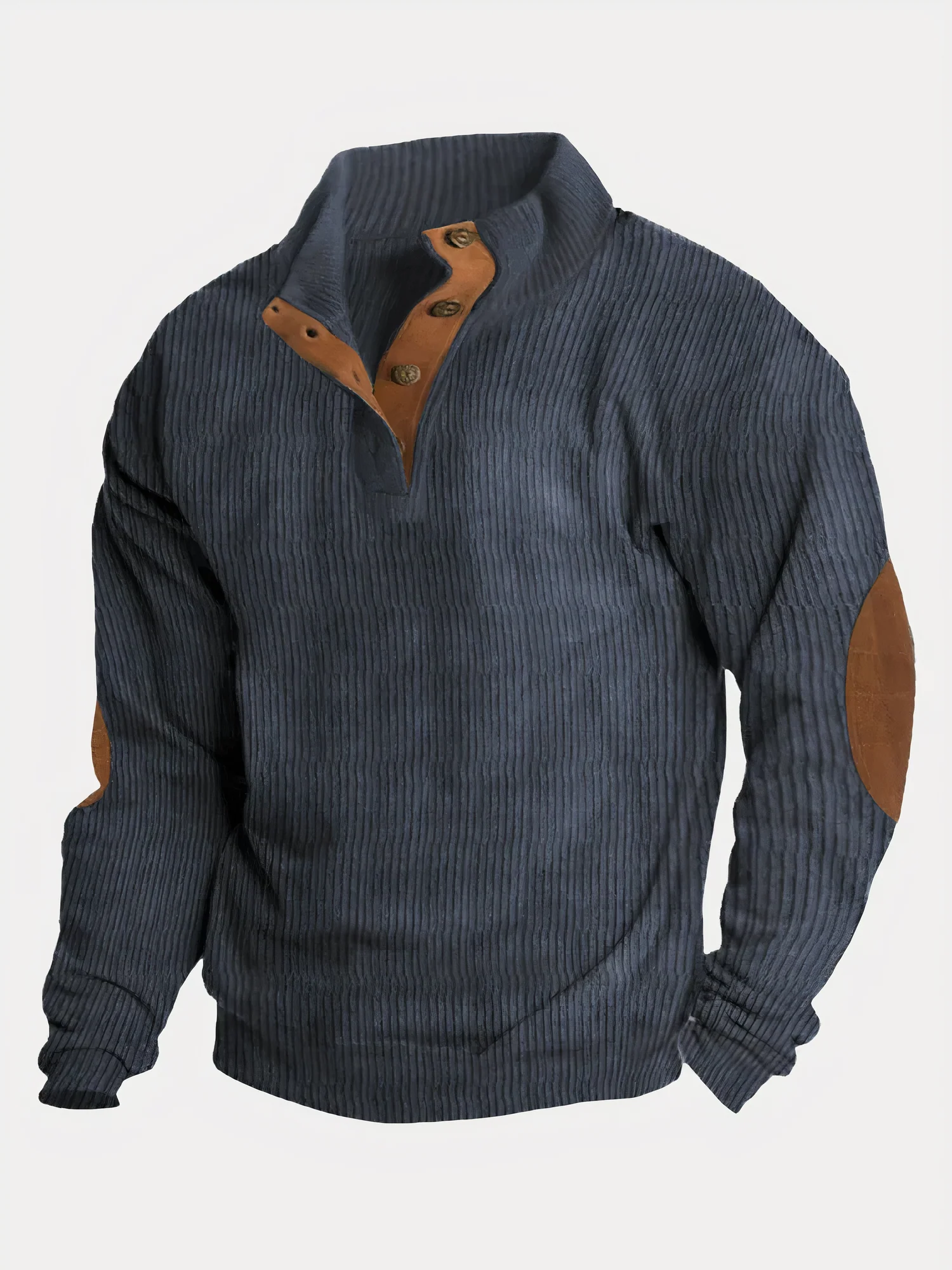 Heren Trui Kleurcontrast Modern Zacht Ademend Materiaal - Afbeelding 4