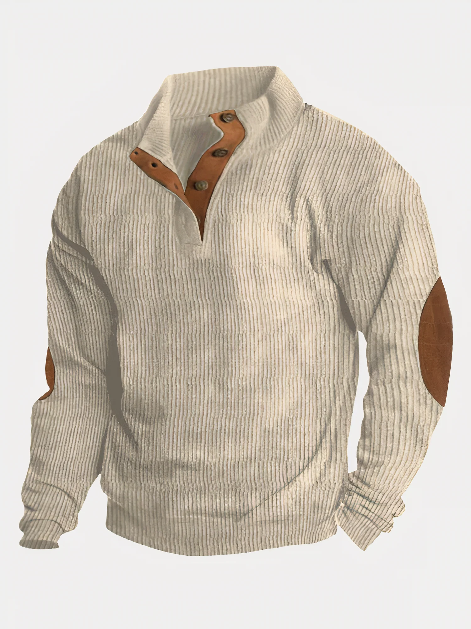 Heren Trui Kleurcontrast Modern Zacht Ademend Materiaal - Afbeelding 6