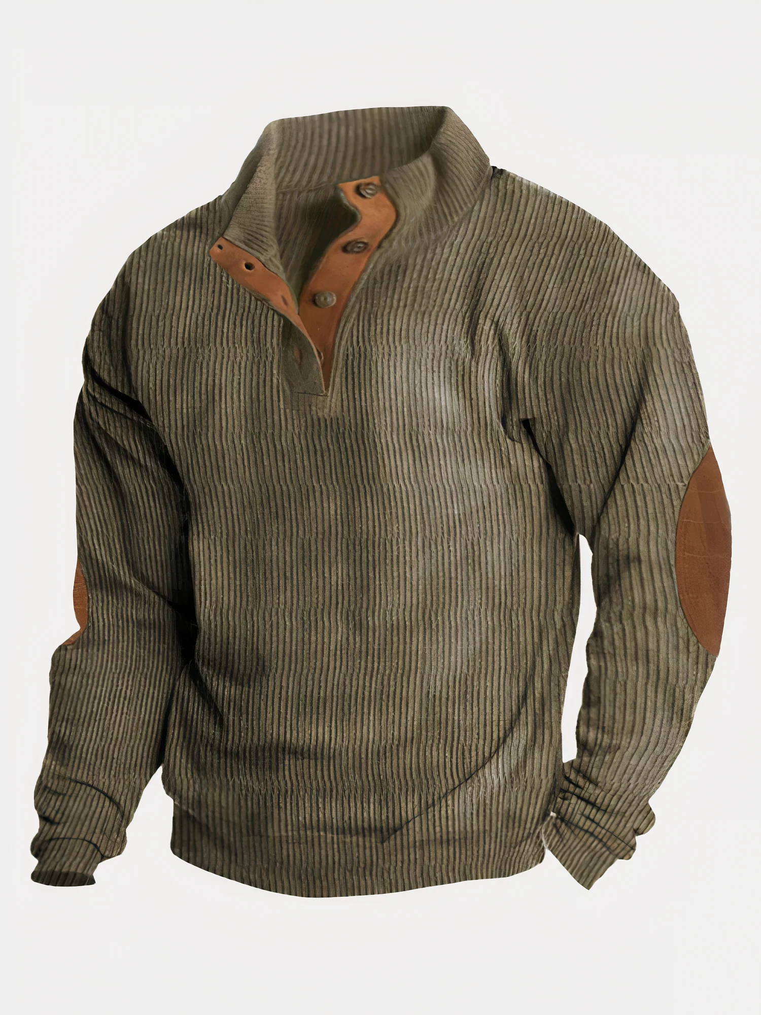 Heren Trui Kleurcontrast Modern Zacht Ademend Materiaal - Afbeelding 2