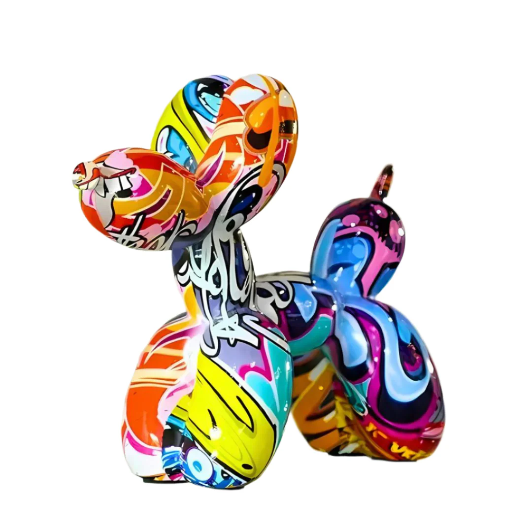 Balloon Dog Sculptuur Urban Stijl Kunststof Decoratief Kunstwerk - Afbeelding 2