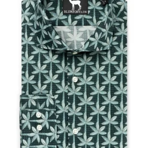 Blumfontain bloemprint groen