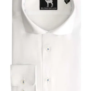 Blumfontain linnenprint uni wit ML7