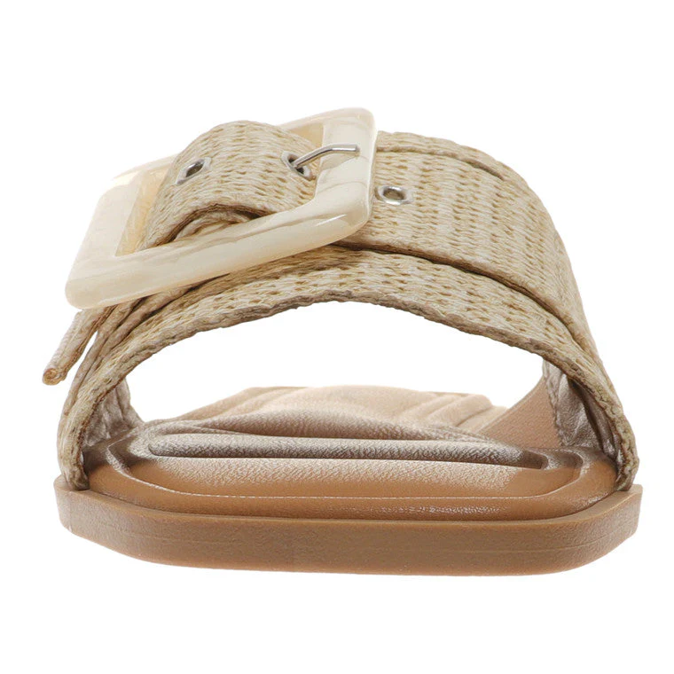 Casual Sandalen met Gesp Natuurlijke Kleur - Afbeelding 3