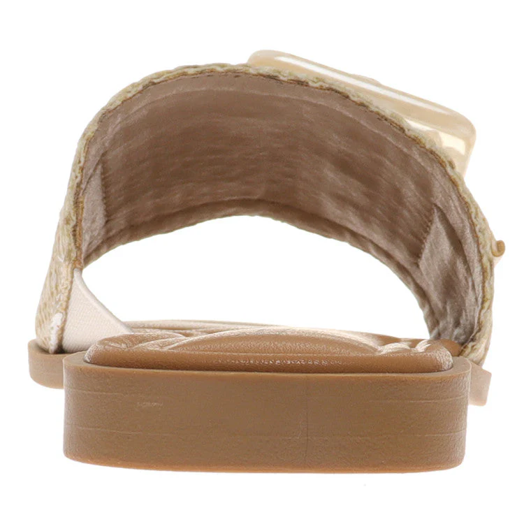 Casual Sandalen met Gesp Natuurlijke Kleur - Afbeelding 4