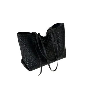 Dames Casual Gevlochten Schoudertas Kunstleer