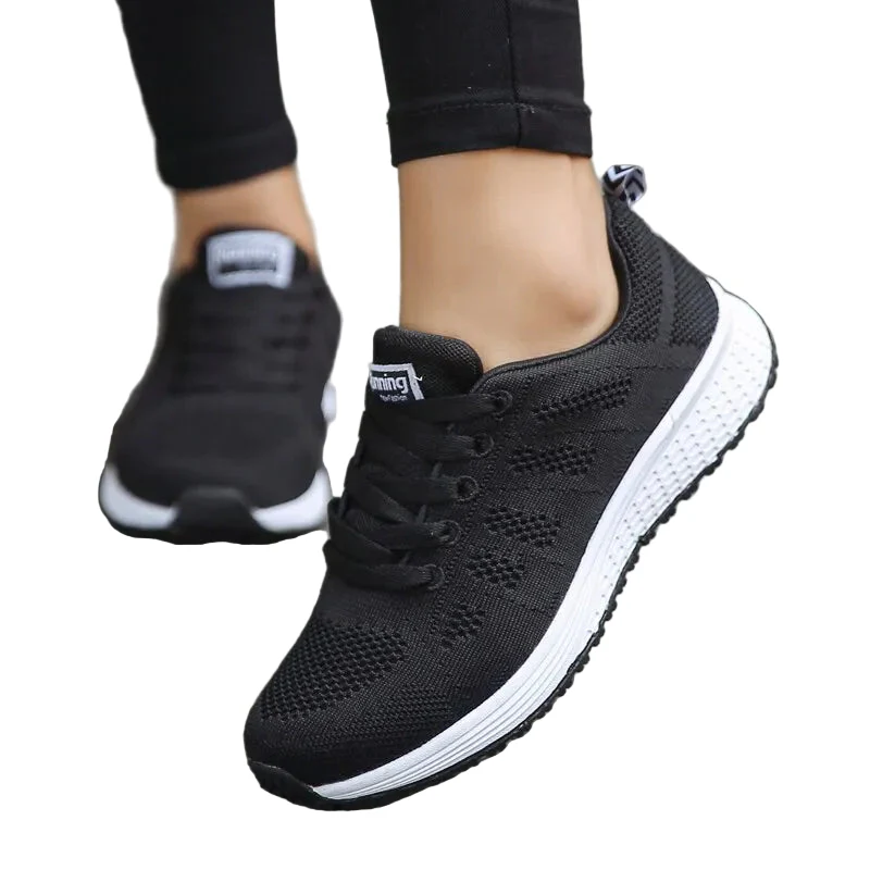 Dames Casual Sneakers Ademend Mesh Wandelschoenen - Afbeelding 2