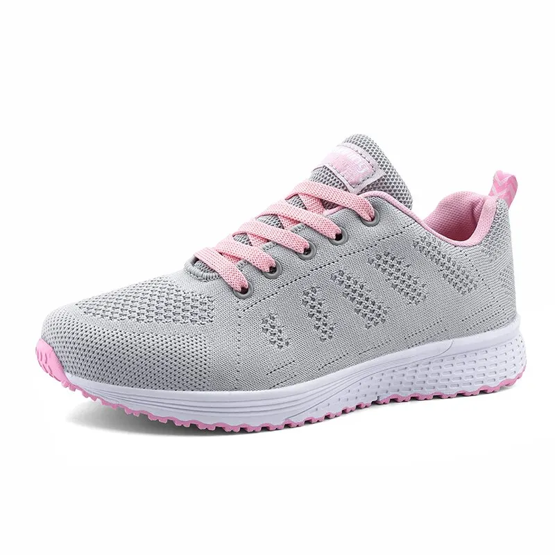 Dames Casual Sneakers Ademend Mesh Wandelschoenen - Afbeelding 8