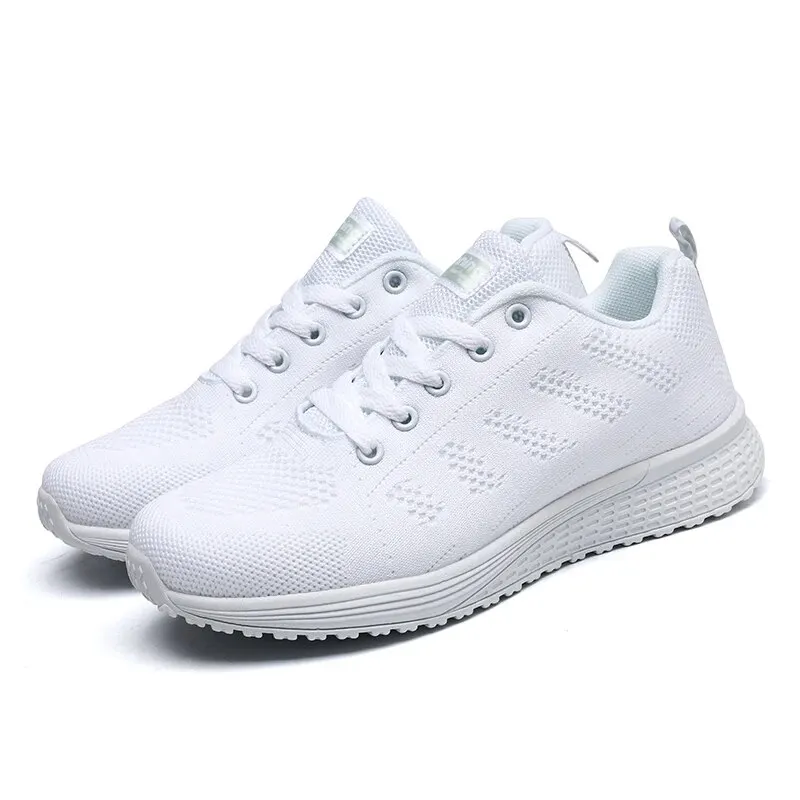 Dames Casual Sneakers Ademend Mesh Wandelschoenen - Afbeelding 9