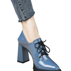 Dames Chunky Sandalen met Kruisbanden van Leer