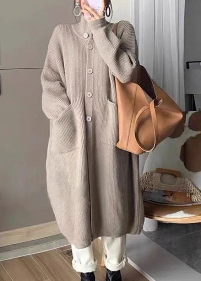 Dames Coltrui met Knoop en Zakken voor Casual en Formele Gelegenheden - Afbeelding 3