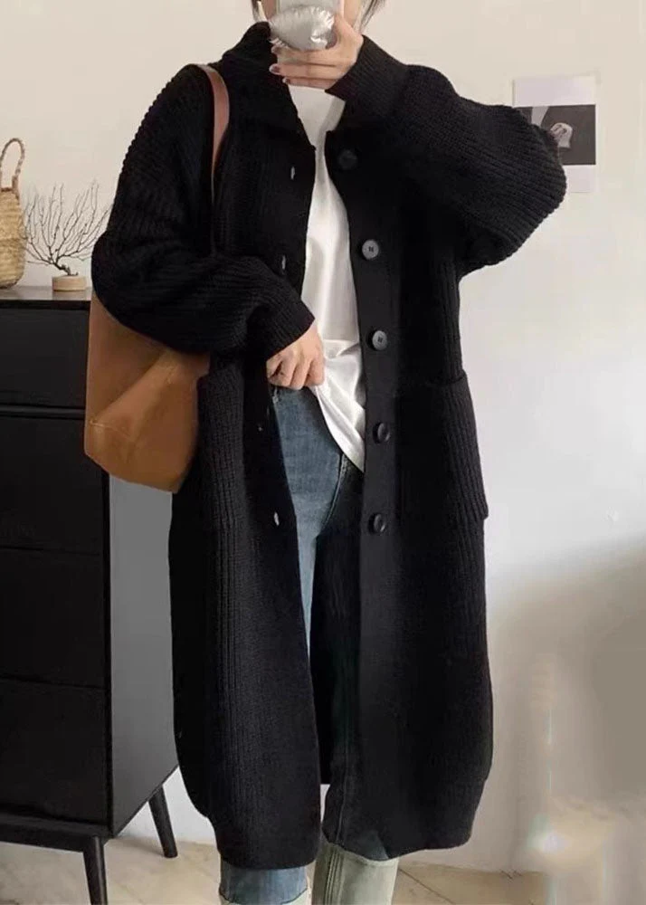 Dames Coltrui met Knoop en Zakken voor Casual en Formele Gelegenheden - Afbeelding 4