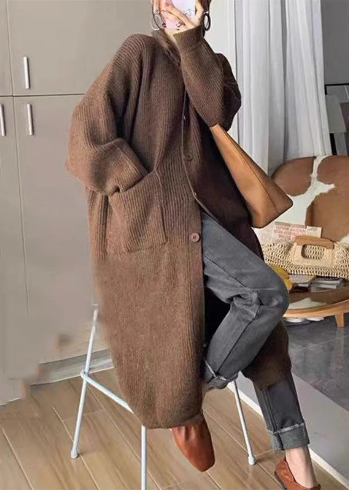 Dames Coltrui met Knoop en Zakken voor Casual en Formele Gelegenheden - Afbeelding 5