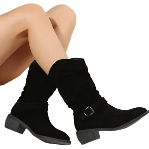 Dames Enkellaarsjes Met Zacht Voetbed