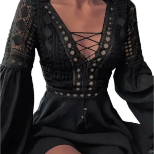 Dames Feestjurk Elegante Snit Polyester