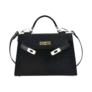 Dames Handtas Metalen Sluiting Geometrisch Design