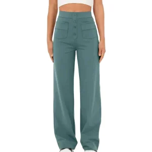 Dames Hoge Taille Broek Comfortabel en Stijlvol