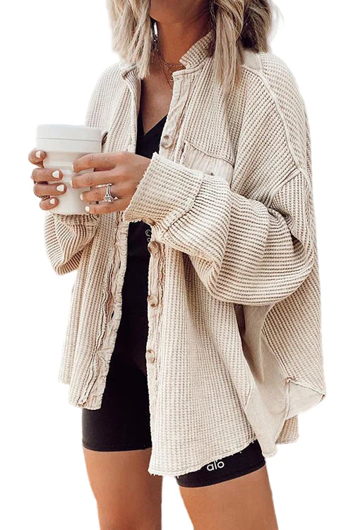 Dames Jack Wafel Corduroy Met Knopen en Zakken