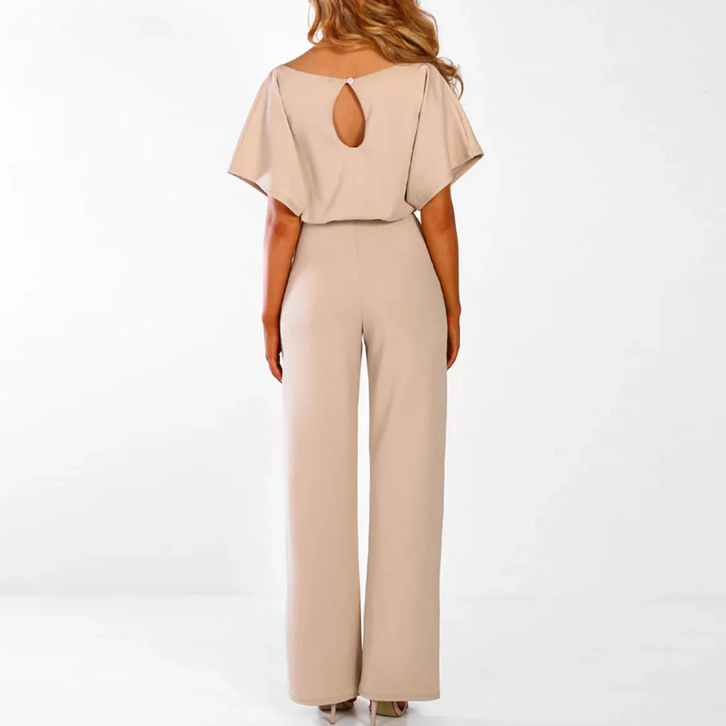 Dames Jumpsuit Met Uitgestrekte Mouwen En Comfortabele Pasvorm - Afbeelding 4