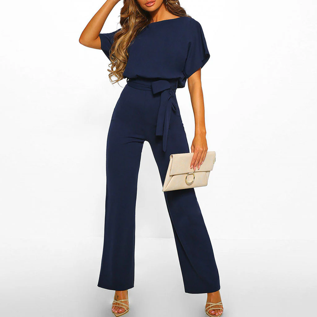 Dames Jumpsuit Met Uitgestrekte Mouwen En Comfortabele Pasvorm - Afbeelding 8