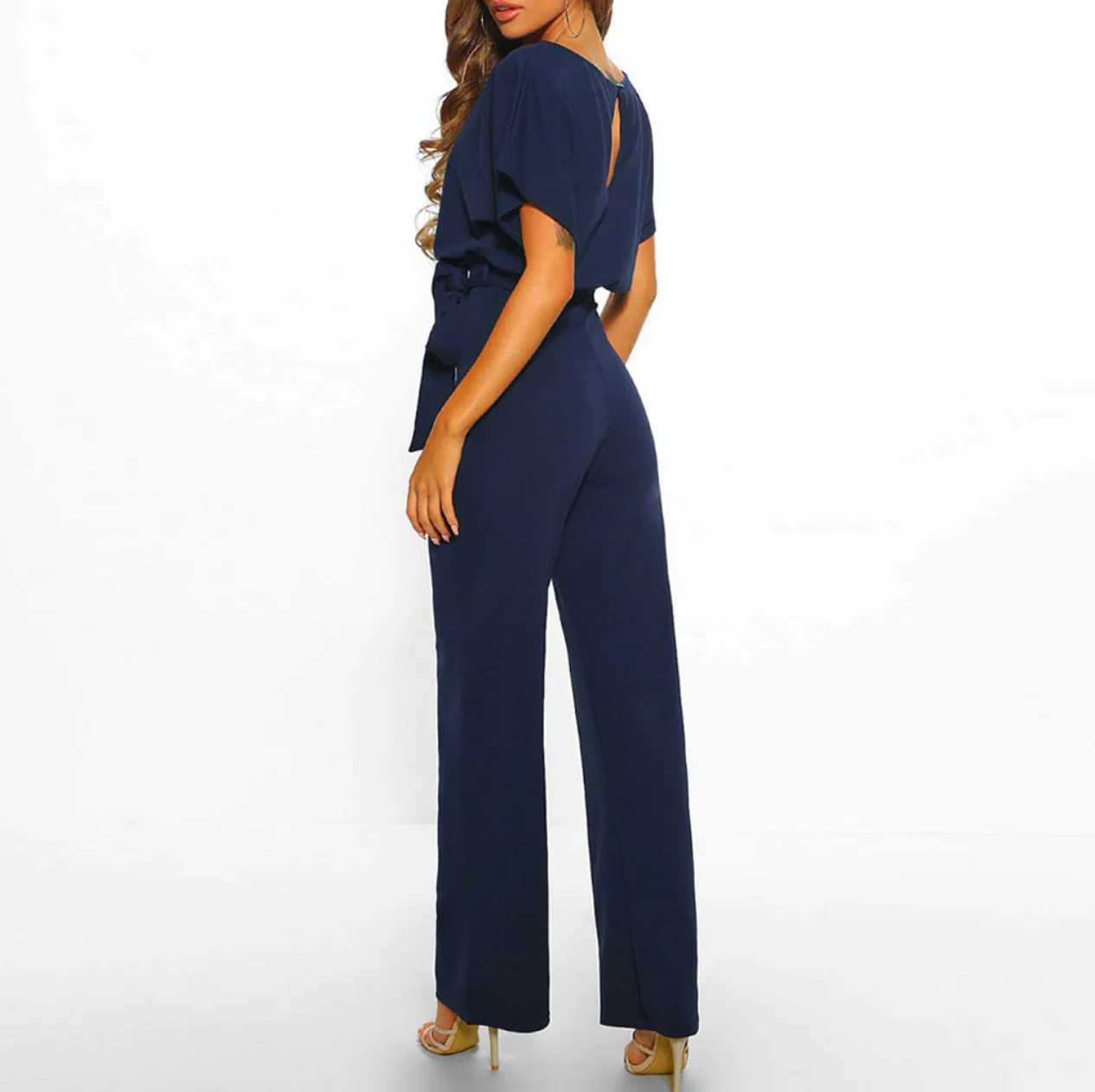 Dames Jumpsuit Met Uitgestrekte Mouwen En Comfortabele Pasvorm - Afbeelding 9