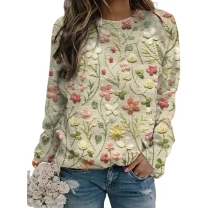 Dames Lente Pullover Casual Lichtgewicht