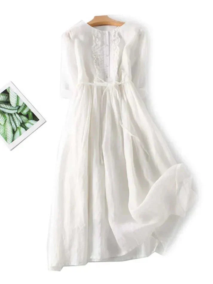 Dames Midi Jurk Bohemian Stijl - Afbeelding 3