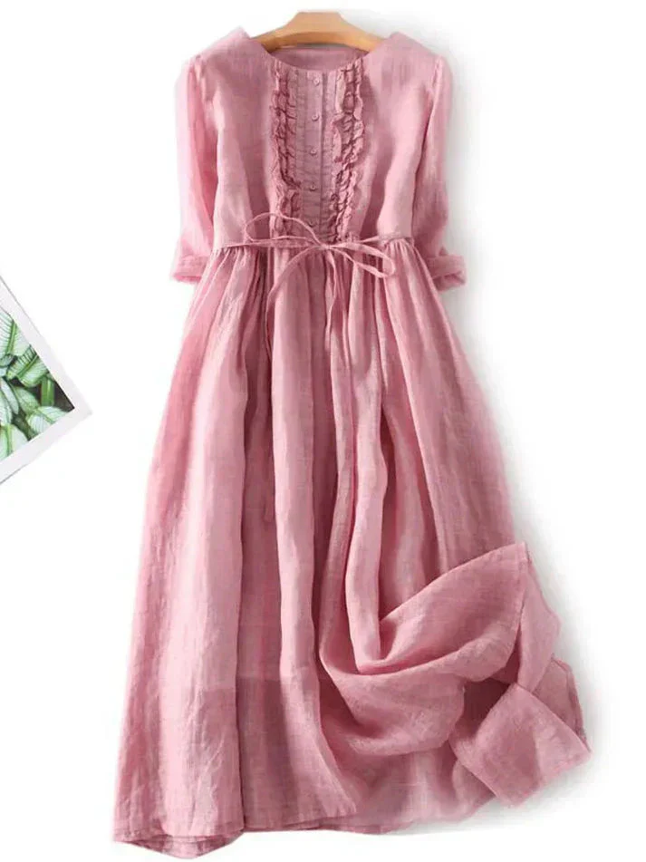 Dames Midi Jurk Bohemian Stijl - Afbeelding 4