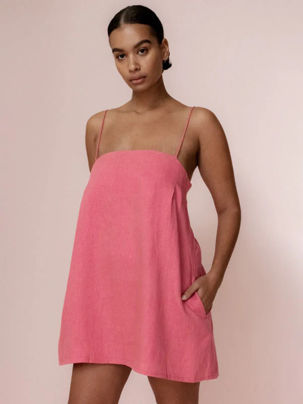 Dames Mini Jurk Spaghetti Bandjes  voor Zomer Kleding - Afbeelding 4