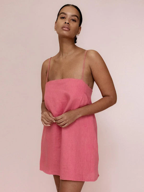 Dames Mini Jurk Spaghetti Bandjes  voor Zomer Kleding - Afbeelding 5