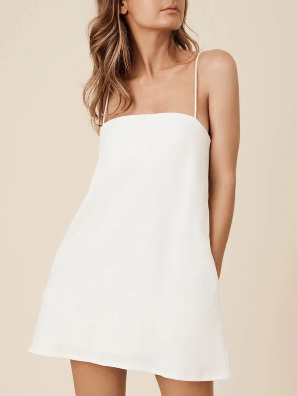 Dames Mini Jurk Spaghetti Bandjes  voor Zomer Kleding - Afbeelding 8