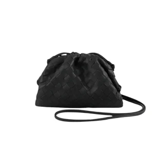 Dames Mini Tas Geweven Vegan Leer