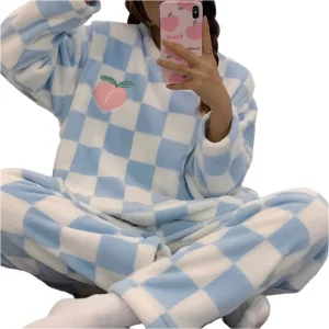Dames Pyjama Set Zacht Katoen Comfortabel Elegante Pasvorm