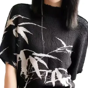 Dames T-shirt Losse Pas met Print