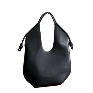 Dames Tote Bag Slouchy Stijl met Geknoopt Detail