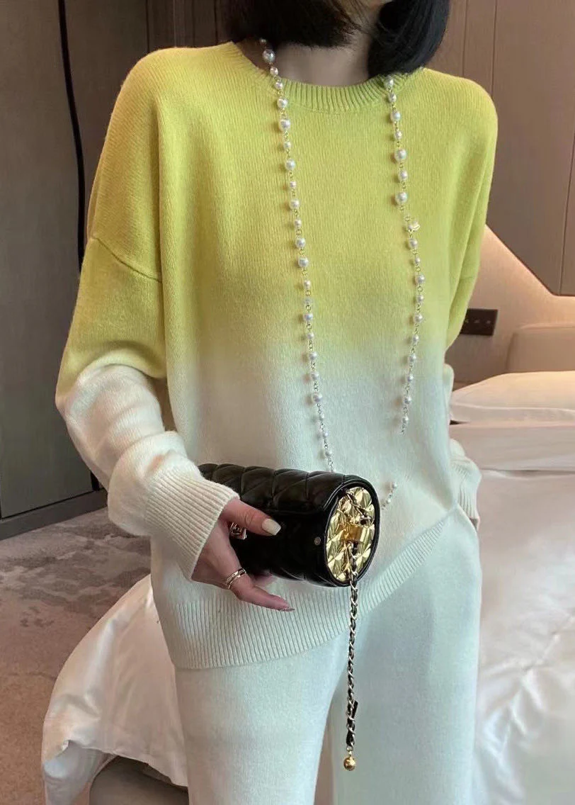 Dames Trui O-hals met Gradiëntkleur - Afbeelding 4