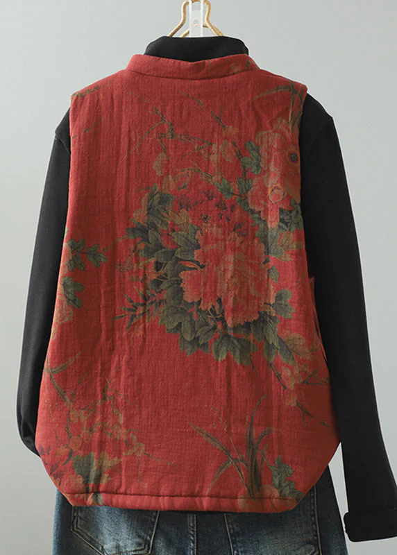 Dames Vintage Vest met Franje en Patchwork - Afbeelding 3