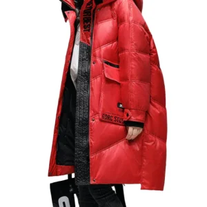 Dames Winterjas Boho Stijl met Ruime Zakken voor Comfortabel Dagelijks Gebruik