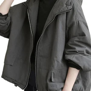 Dames Winterjas met Capuchon en Trekkoord