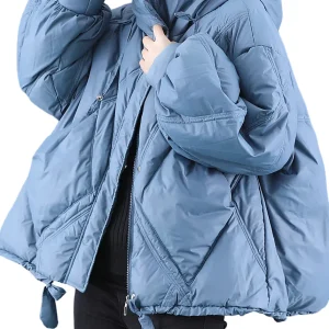 Dames Winterjas met Capuchon en Uniek Design