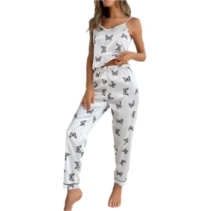 Dames  Pyjama Set Vlinderprint