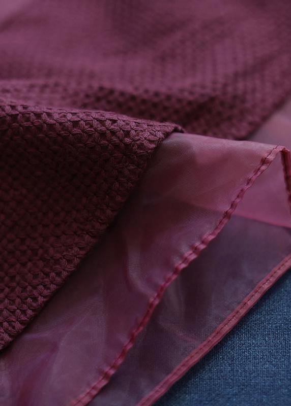 Dames Baggy Shirt met Patchwork en Kraag - Afbeelding 6