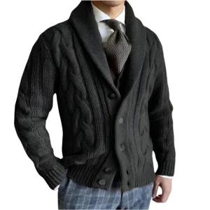 Heren Gebreide Cardigan Casual