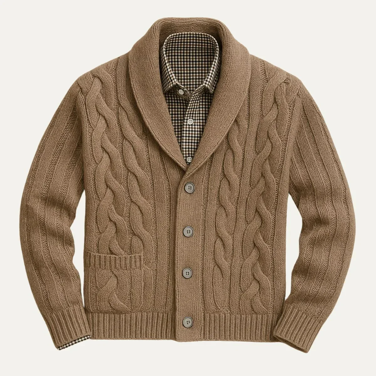 Heren Gebreide Cardigan Casual - Afbeelding 4