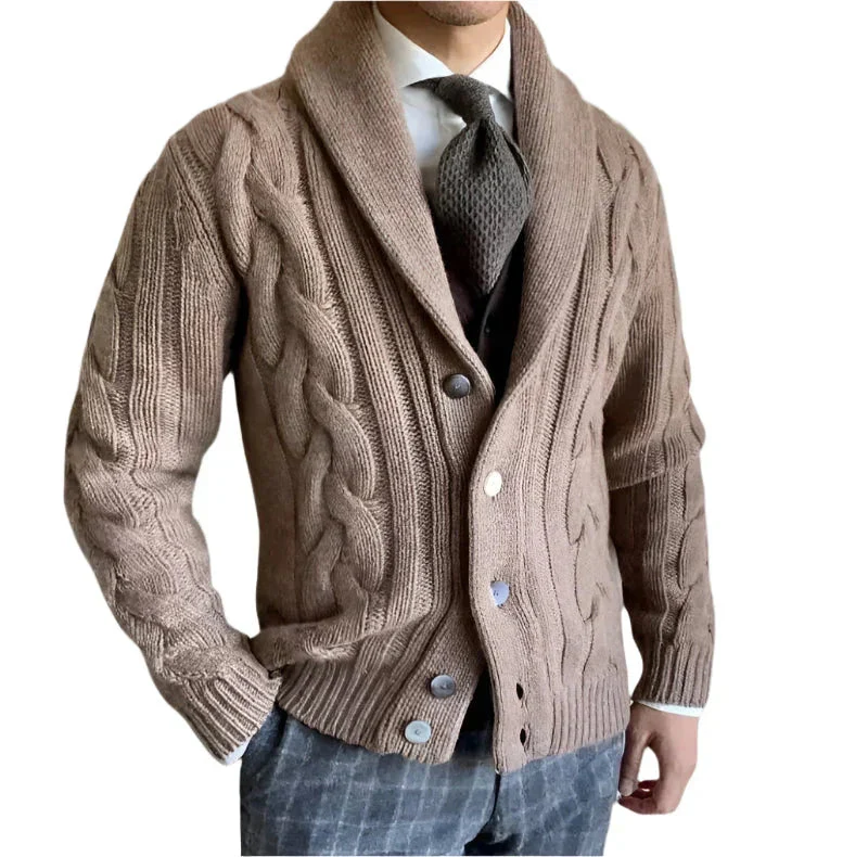 Heren Gebreide Cardigan Casual - Afbeelding 8